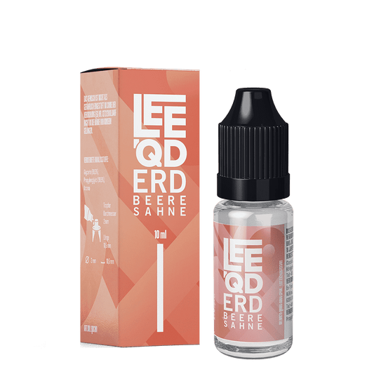 LEEQD Liquid - Crazy Erdbeere Sahne - 0mg 10ml