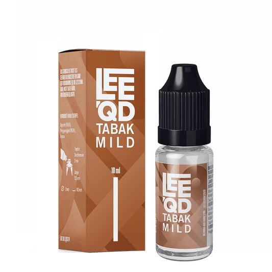 LEEQD Liquid - Tobacco Tabak mild - 0mg 10ml