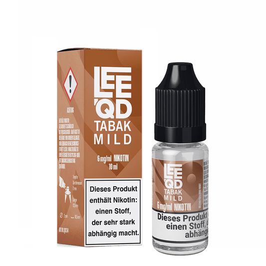 LEEQD Liquid - Tobacco Tabak mild - 6mg 10ml