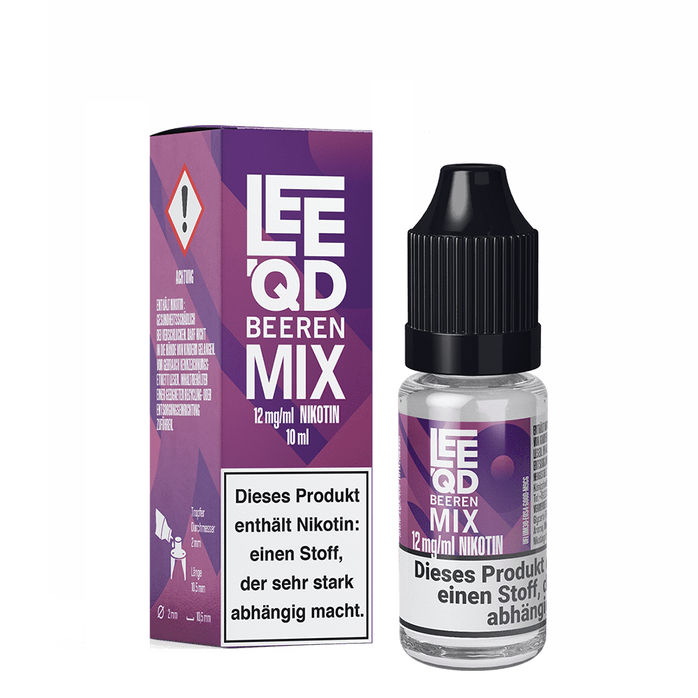 LEEQD Liquid - Crazy Beeren Mix - 12mg 10ml