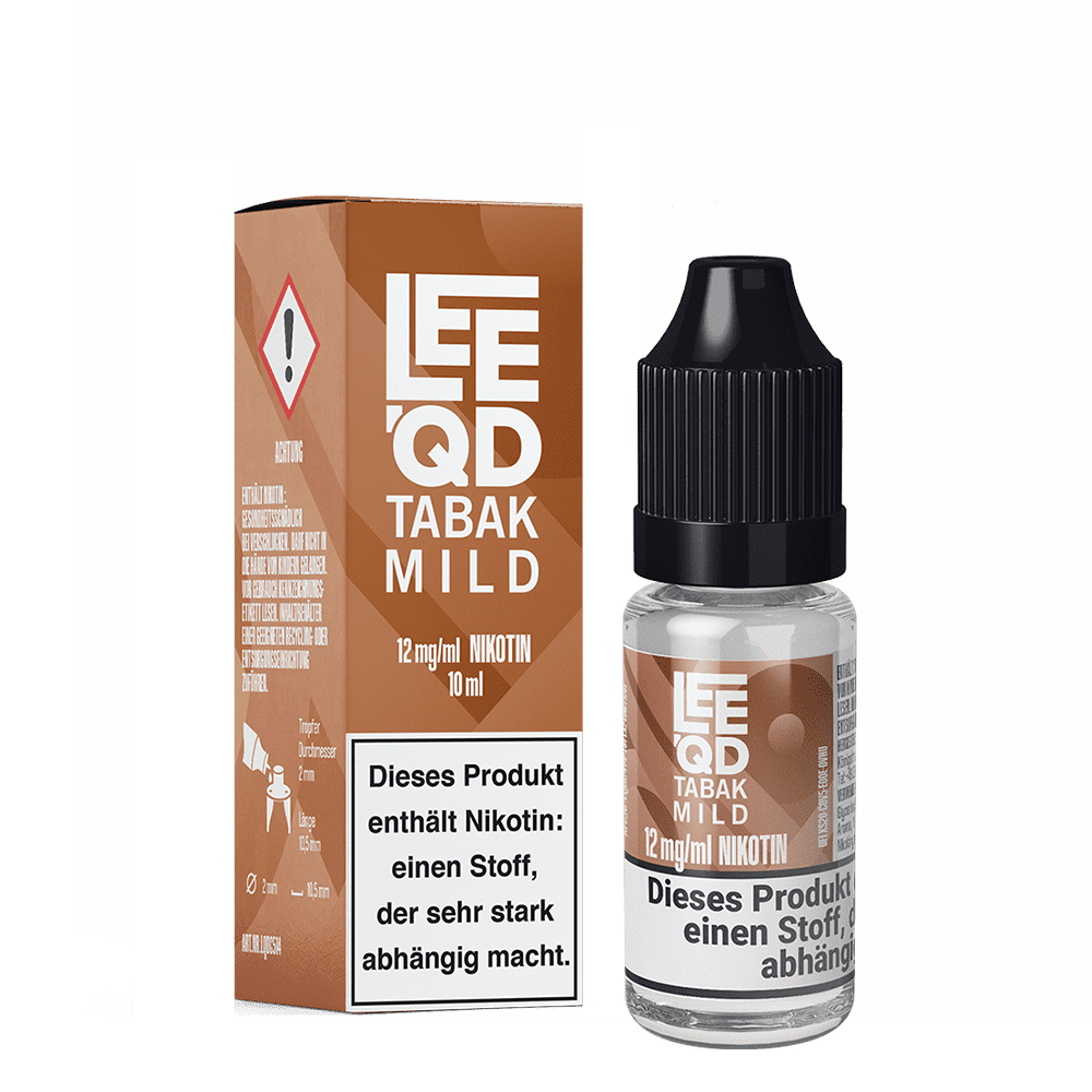 LEEQD Liquid - Tobacco Tabak mild - 12mg 10ml