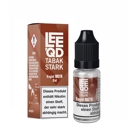 LEEQD Liquid - Tobacco Tabak stark - 16mg 10ml
