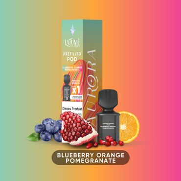 [Paket] 10x Lafume Aurora Pod - Blueberry Orange Pomegranate 20mg Nikotin