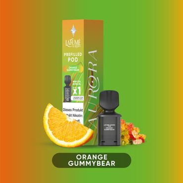 [Paket] 10x Lafume Aurora Pod - Orange Gummybear 20mg Nikotin