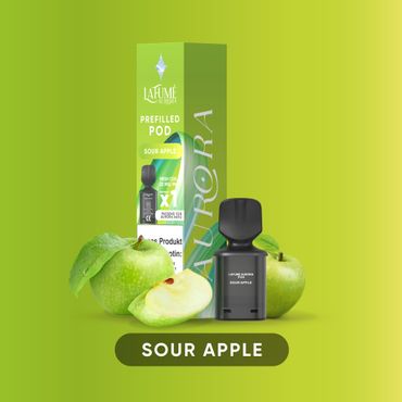 [Paket] 10x Lafume Aurora Pod - Sour Apple 20mg Nikotin