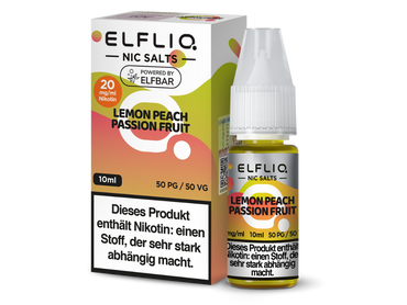 [Paket] 10x ELFLIQ - Lemon Peach Passion Fruit 10mg