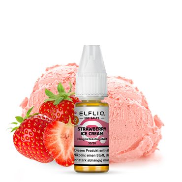 10x ELFLIQ - Strawberry Ice Cream