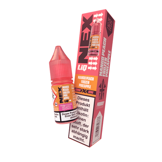 Nex Liq Nikotinsalz - Mango Peach Frozen Pineapple - 20mg Liquid 10ml