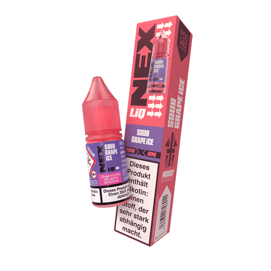 Nex Liq Nikotinsalz - Sour Grape Ice - 20mg Liquid 10ml