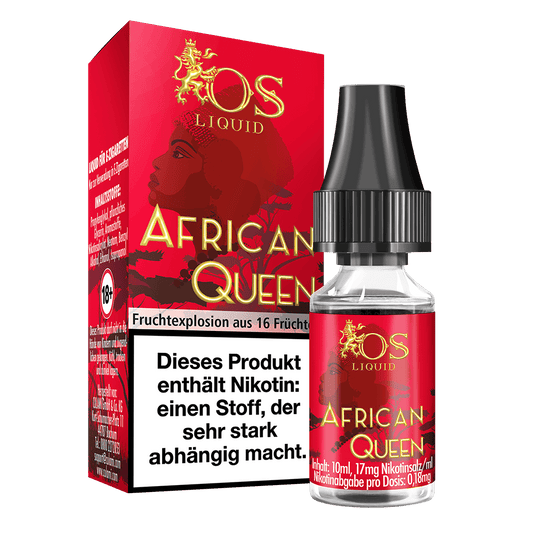 OS Liquid Nikotinsalz - African Queen - Liquid 17mg 10ml