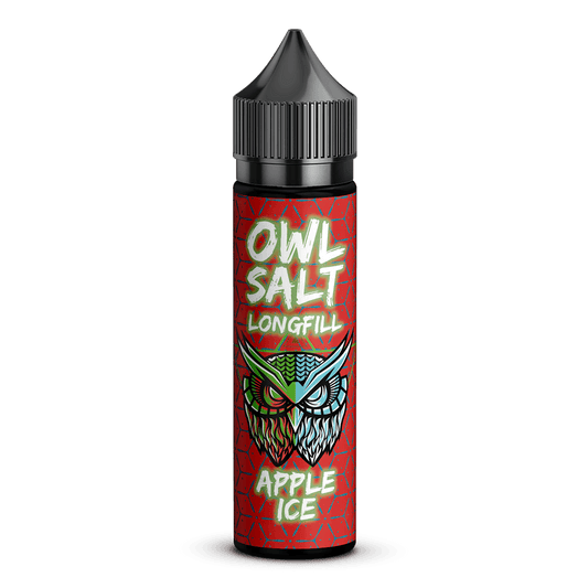 OWL Salt Aroma Longfill - Apple Ice - 10ml in 60ml Flasche