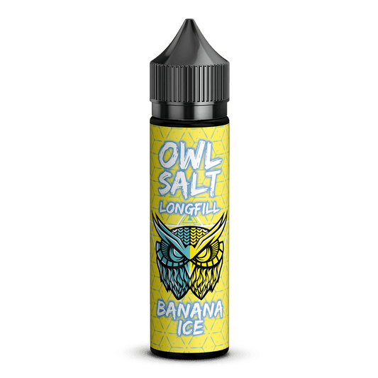 OWL Salt Aroma Longfill - Banana Ice - 10ml in 60ml Flasche