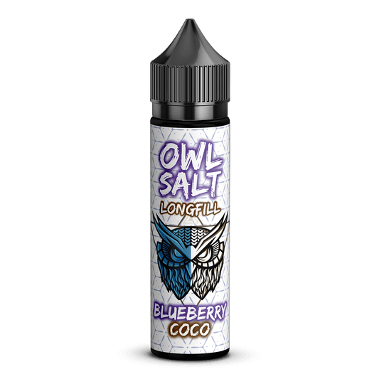 OWL Salt Aroma Longfill - Blueberry Coco - 10ml in 60ml Flasche