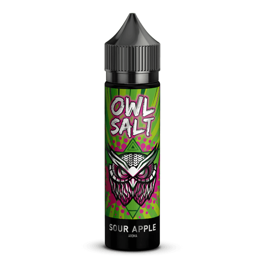 OWL Salt Aroma Longfill - Sour Apple - 10ml in 60ml Flasche