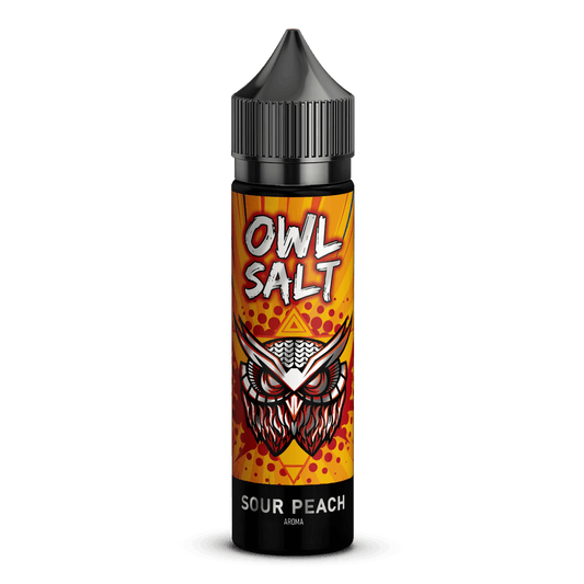OWL Salt Aroma Longfill - Sour Peach - 10ml in 60ml Flasche