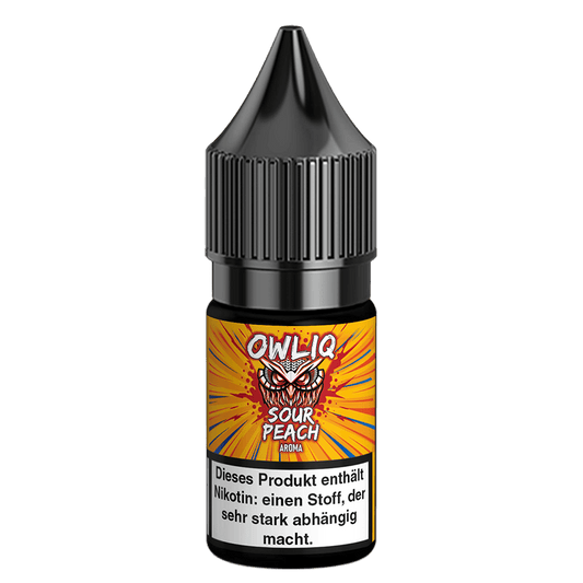 OWLIQ Nikotinsalz - Sour Peach - 10ml Liquid 10mg