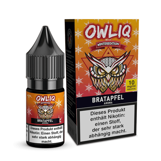OWLIQ Nikotinsalz Weihnachtsedition Bratapfel Liquid