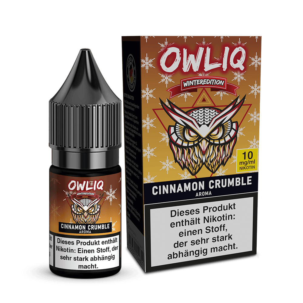 OWLIQ Nikotinsalz Weihnachtsedition Cinnamon Crumble Liquid