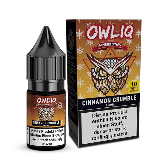 OWLIQ Nikotinsalz Weihnachtsedition Cinnamon Crumble Liquid