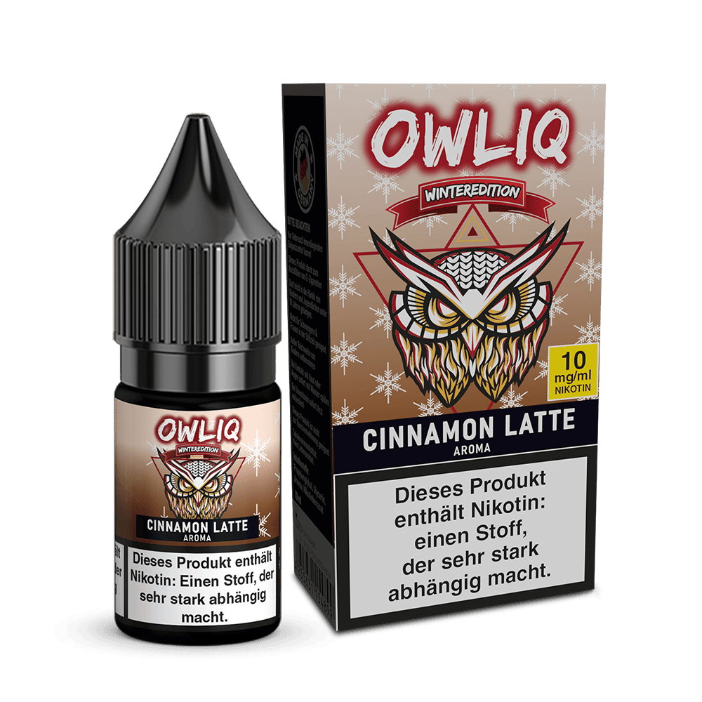 OWLIQ Nikotinsalz Weihnachtsedition Cinnamon Latte Liquid
