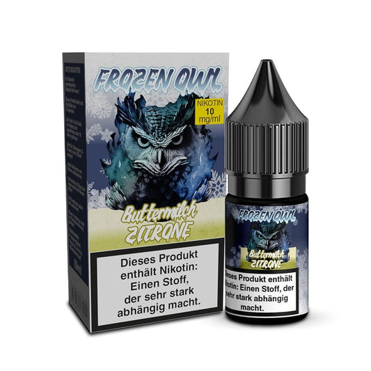 Frozen OWL Nikotinsalz - Buttermilch Zitrone - 10ml Liquid 10mg
