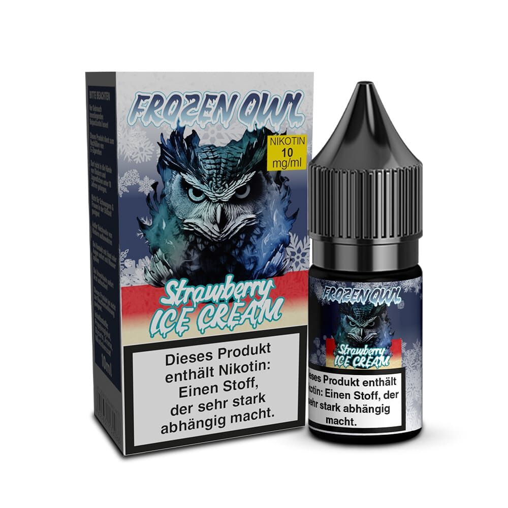 Frozen OWL Nikotinsalz Strawberry Ice Cream Liquid