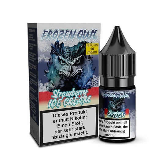 Frozen OWL Nikotinsalz Strawberry Ice Cream Liquid