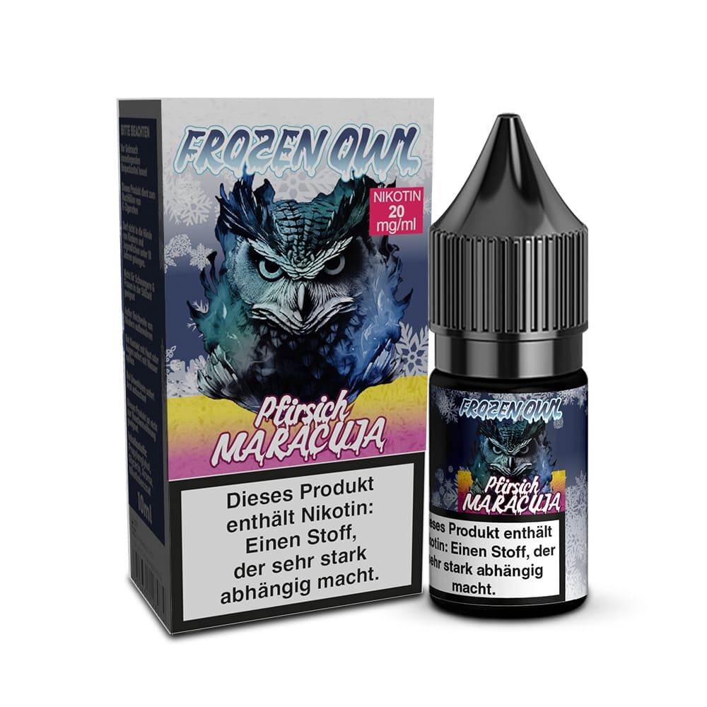 Frozen OWL Nikotinsalz - Pfirsich Maracuja - 10ml Liquid 20mg