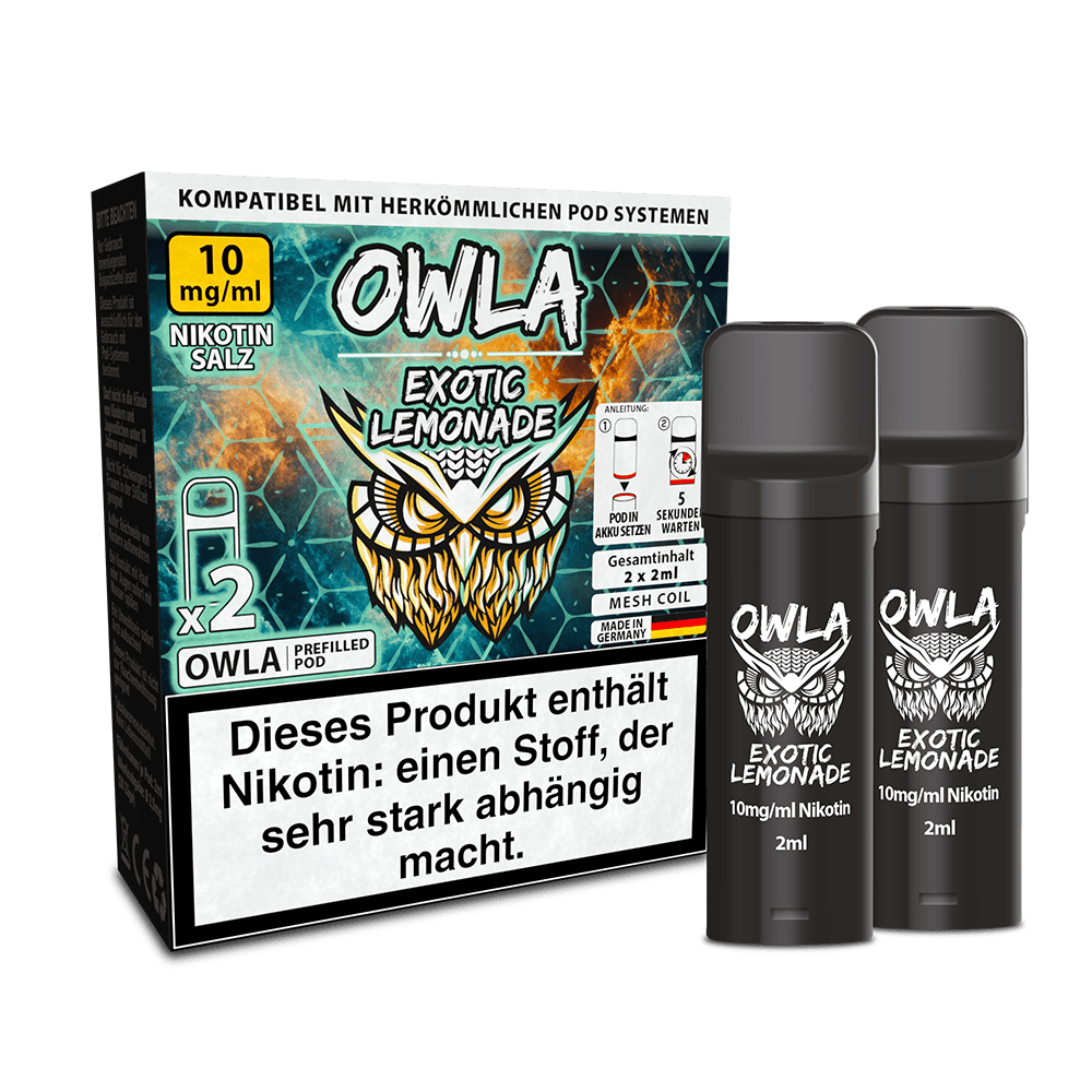 2x OWLA Einweg Pod Exotic Lemonade Nikotinsalz