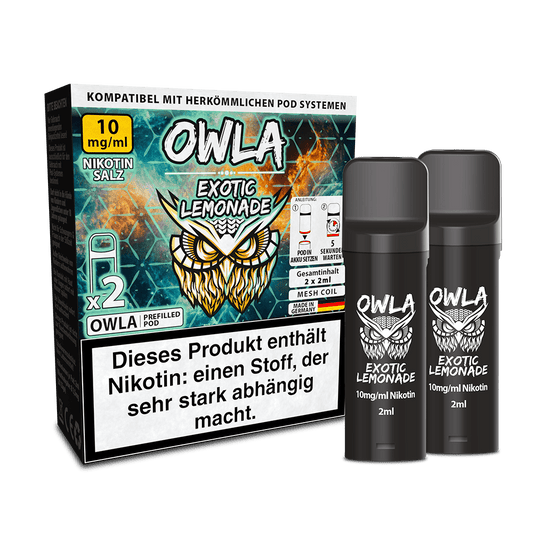 2x OWLA Einweg Pod Exotic Lemonade Nikotinsalz