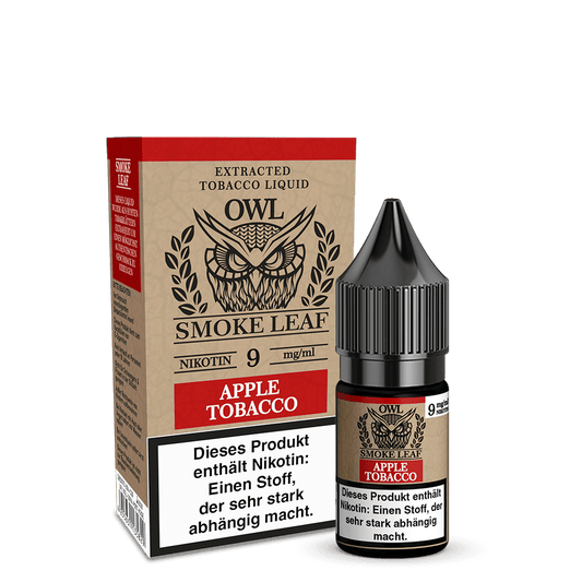 OWL Smoke Leaf Liquid - Apple Tobacco - 10ml 9mg
