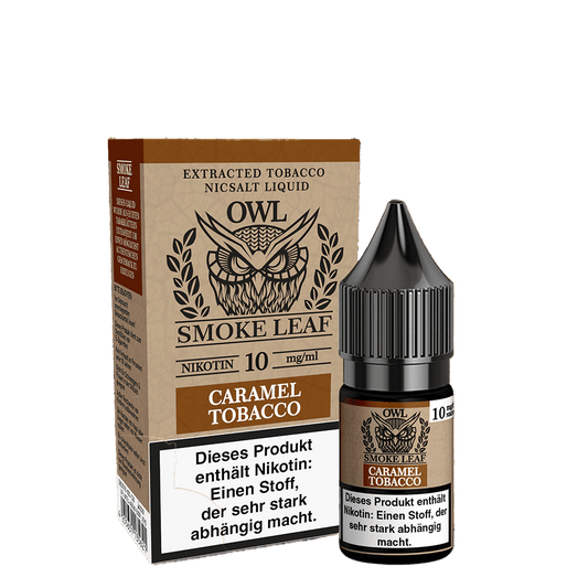OWL Smoke Leaf Nikotinsalz - Caramel Tobacco - 10ml Liquid 10mg