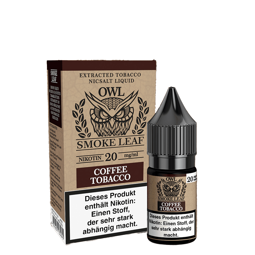 OWL Smoke Leaf Nikotinsalz - Coffee Tobacco - 10ml Liquid 20mg