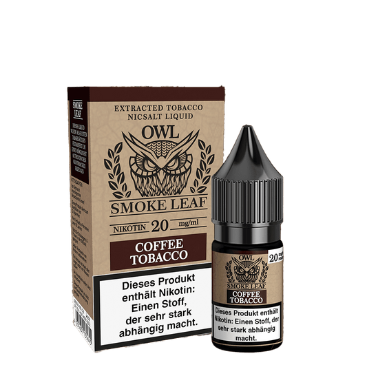 OWL Smoke Leaf Nikotinsalz - Coffee Tobacco - 10ml Liquid 20mg
