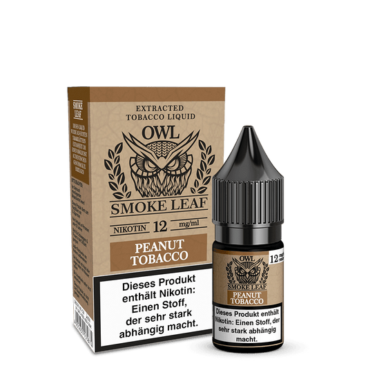 OWL Smoke Leaf Liquid - Peanut Tobacco - 10ml 12mg