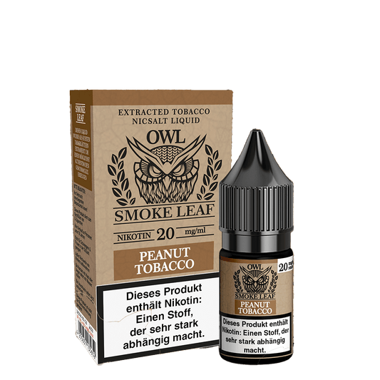 OWL Smoke Leaf Nikotinsalz - Peanut Tobacco - 10ml 20mg