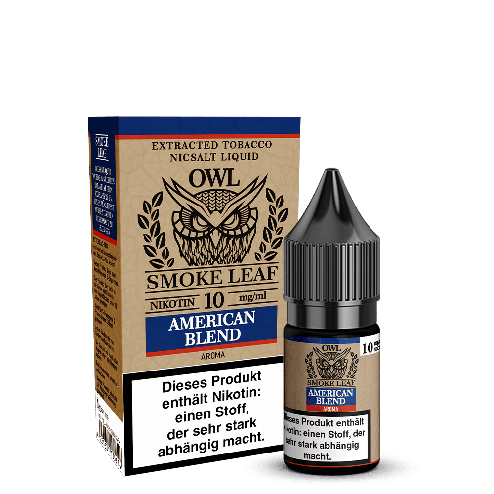 OWL Smoke Leaf Nikotinsalz American Blend Tobacco Liquid