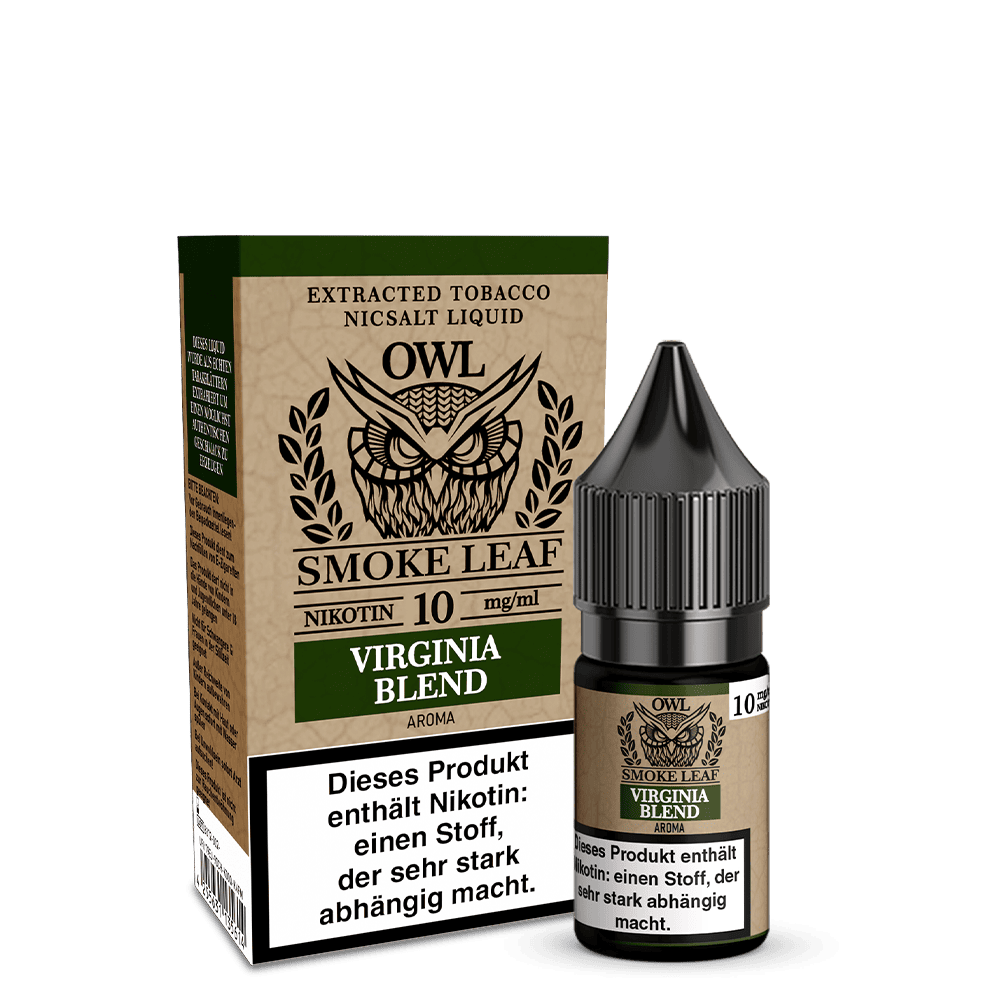 OWL Smoke Leaf Nikotinsalz Virginia Blend Tobacco Liquid