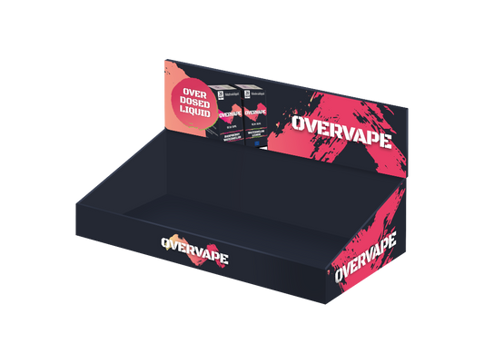 Overvape Liquid Leer-Display 1 Ebene