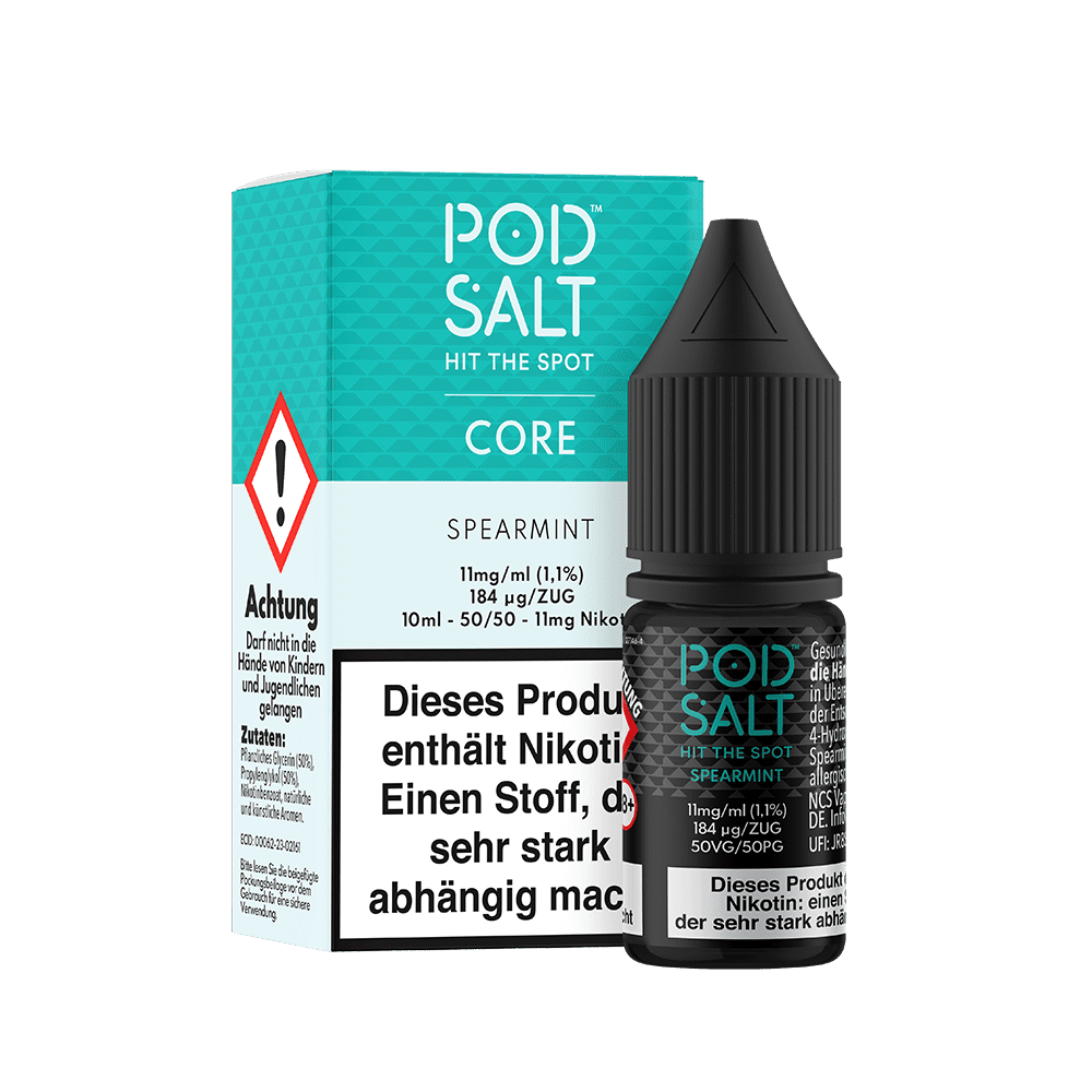 Pod Salt Core Nikotinsalz - Spearmint - Liquid 11mg 10ml
