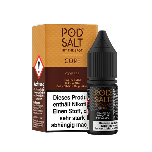Pod Salt Core Nikotinsalz - Coffee - Liquid 11mg 10ml