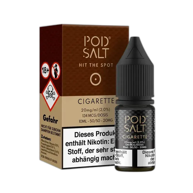 Pod Salt Core Nikotinsalz - Cigarette - 10ml Liquid 20mg