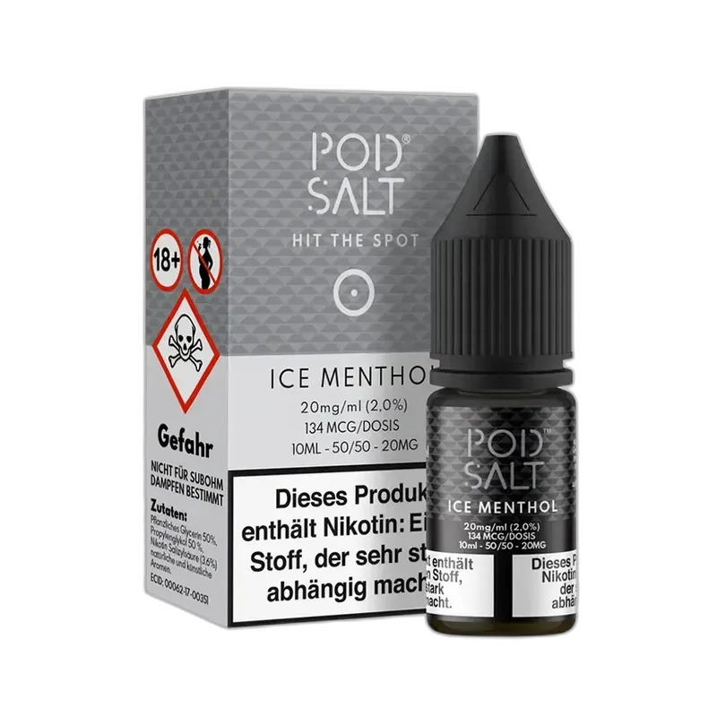 Pod Salt Core Nikotinsalz - Ice Menthol - 10ml Liquid 20mg