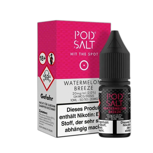 Pod Salt Core Nikotinsalz - Watermelon Breeze - 10ml Liquid 20mg