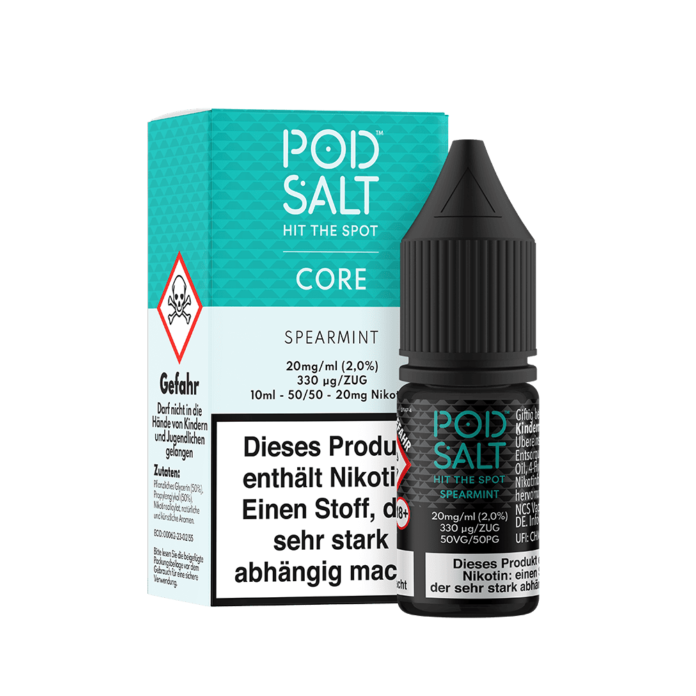 Pod Salt Core Nikotinsalz - Spearmint - Liquid 20mg 10ml