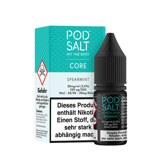 Pod Salt Core Nikotinsalz - Spearmint - Liquid 20mg 10ml
