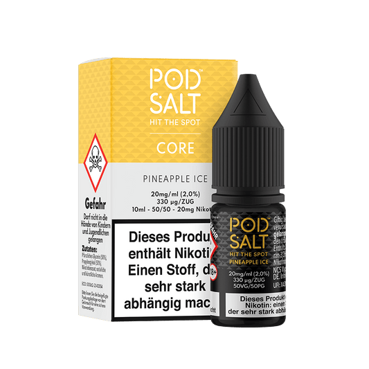 Pod Salt Core Nikotinsalz - Pineapple Ice - Liquid 20mg 10ml