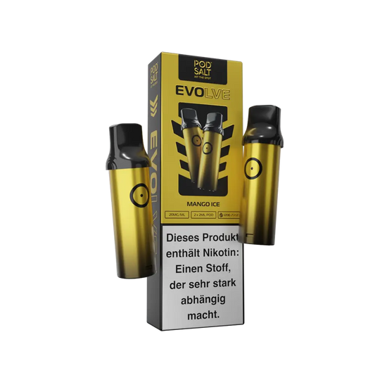2x Pod Salt Evolve Einweg Pod - Mango Ice - 20mg Nikotinsalz 2ml