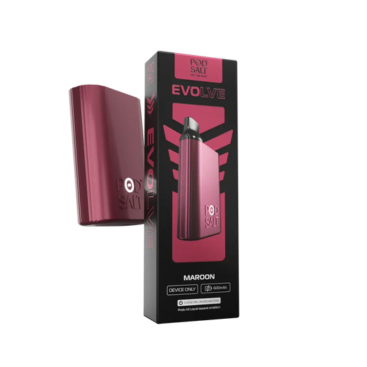 Pod Salt Evolve Box Maroon