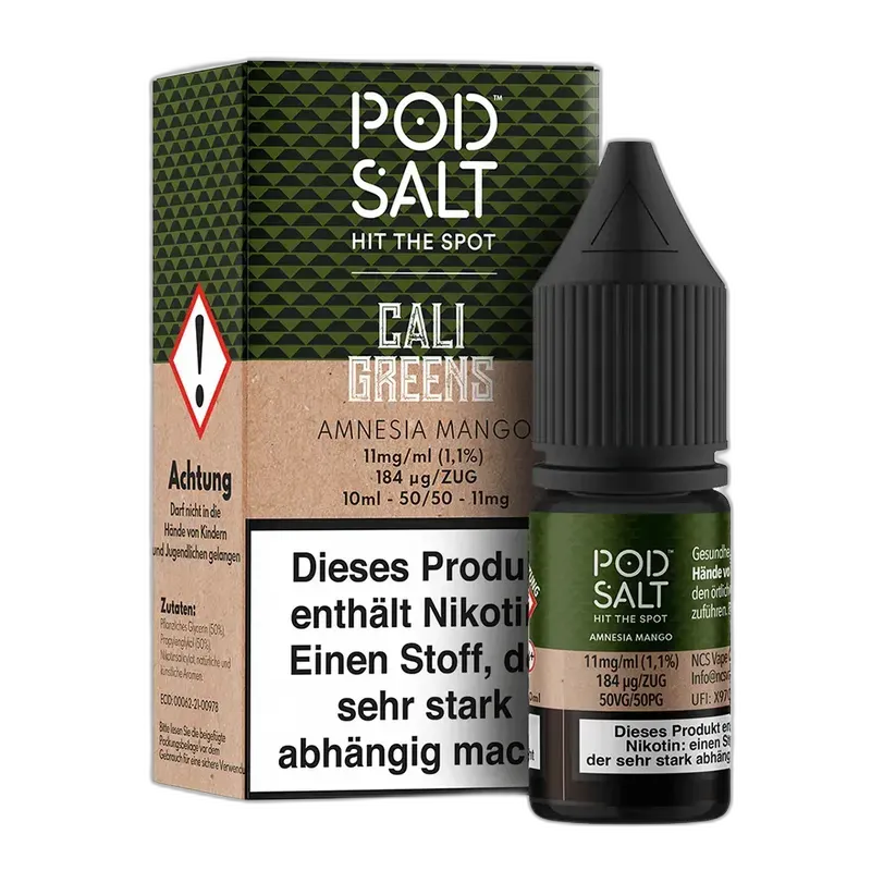 Pod Salt Fusion - Amnesia Mango - 10ml Liquid 11mg Nikotinsalz